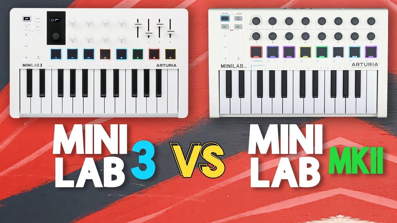 Arturia Minilab 3 vs. Minilab mkii - Is MiniLab3 worth the upgrade?? 