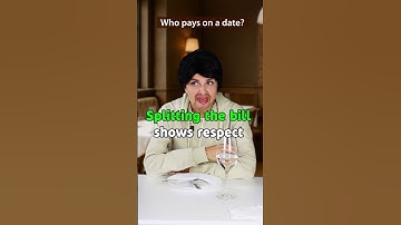 Split the Bill on a Date?😱 #english #ingles #learnenglish