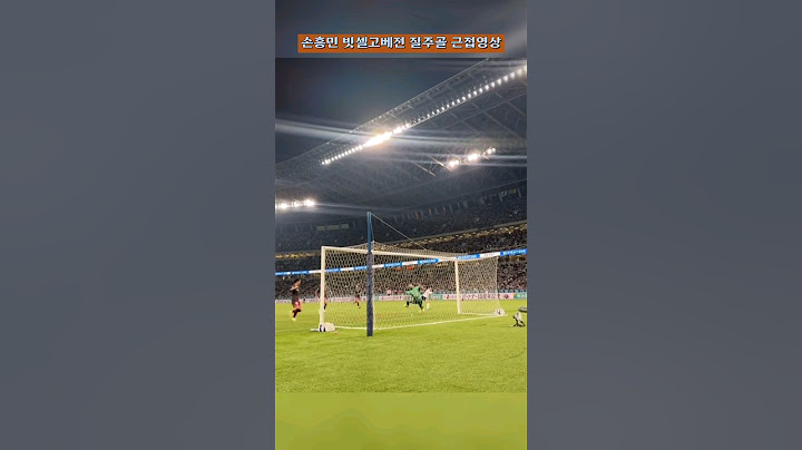 [스포츠] 손흥민 빗셀고베전 질주골 근접영상 ⚽