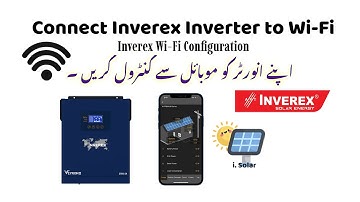 How to connect Inverex inverter with Wi-Fi | Inverex Nitox Veyron Series Wi-Fi Configuration