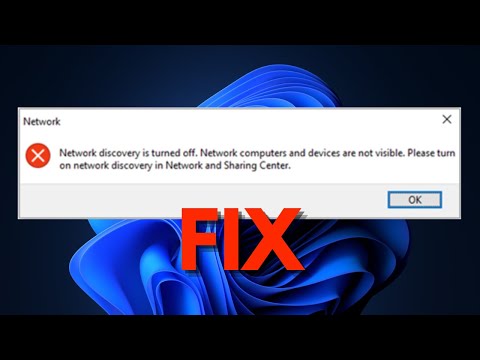 How To Fix Network Discovery is Turned Off Error on Windows 11 / 10