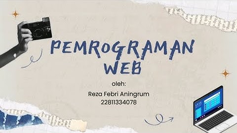 PPT Pemrograman Web Mata Kuliah Transformasi Digital