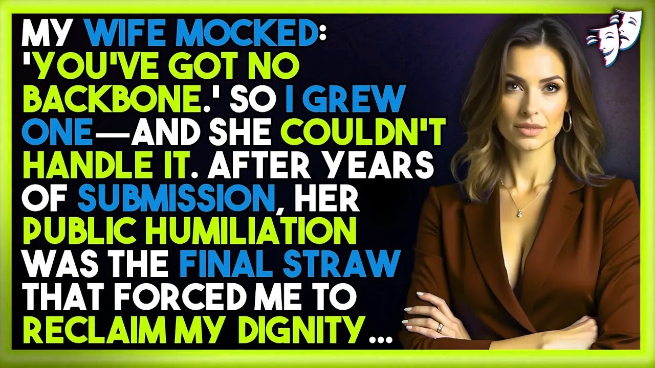 My Wife Mocked: “You’ve Got No Backbone.” So I Grew One—and She Couldn’t Handle It.