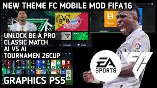 NEW BEST MOD FIFA16 MOD FC MOBILE OFFLINE |200MB