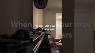 When I was your man Bruno mars singing cover #acousticcover #piano Haruka covers