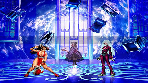[KOF Mugen] Lien&King&Mai Shiranui VS K