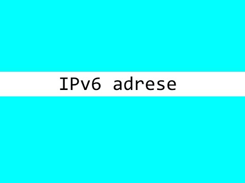 Video: Koji rasponi IPv6 adresa su rutabilni na Internetu?