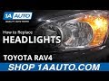 How to Replace Headlights 2009-12 Toyota RAV4