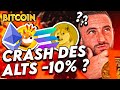 Bitcoin  crash des altcoins 10 