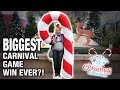 The BIGGEST carnival game win ever!?!