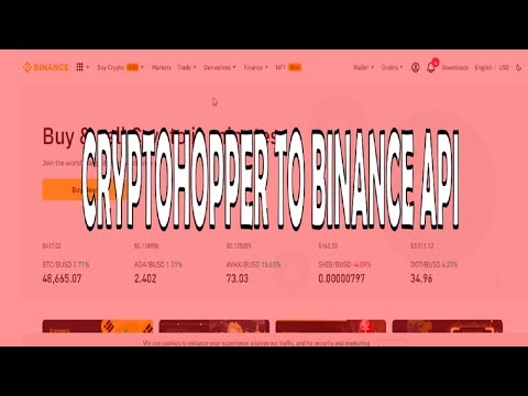   Connecting Cryptohopper To Binance API