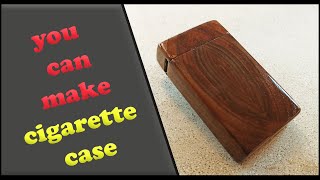How to make wooden cigarette case/diy