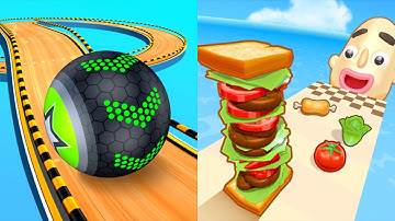 Going Balls, Sandwich Runner, Ball Run 2048 Infinity, Coin Rush Speedrun Gameplay All Levels Ep 4