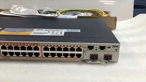 ZTE ZXR10 5928E Switch Video