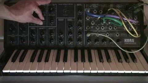 Korg MS-20 resonance beat 3 #korgms20