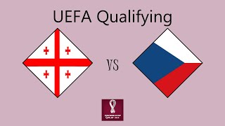 Georgia vs Czechia - European Qualifying (Group B)