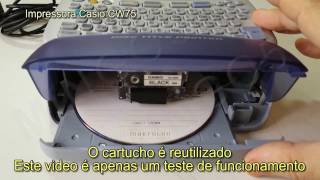 Impressora  de CD-DVD, Casio CW75