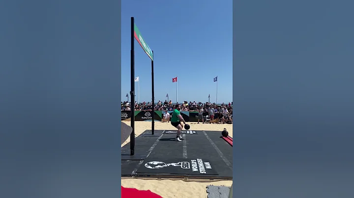 World’s Strongest Man 2023 - Semifinal - KRISTJAN JON HARALDSSON - Kettlebell toss event