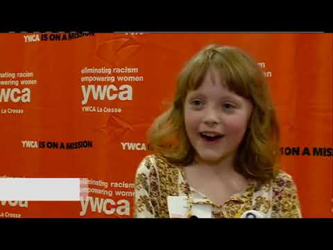 newspaper mockup Onalaska girl awarded 2019 Philanthropist of the year