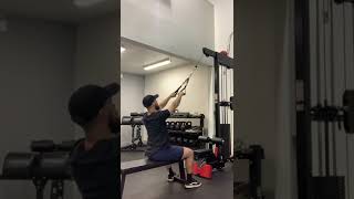 Seated Cable High Row