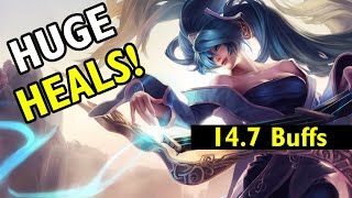 Riot makes Sona the best Support in Patch 14.7 ?