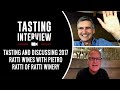 Tasting and discussing 2017 ratti wines with pietro ratti of ratti winery