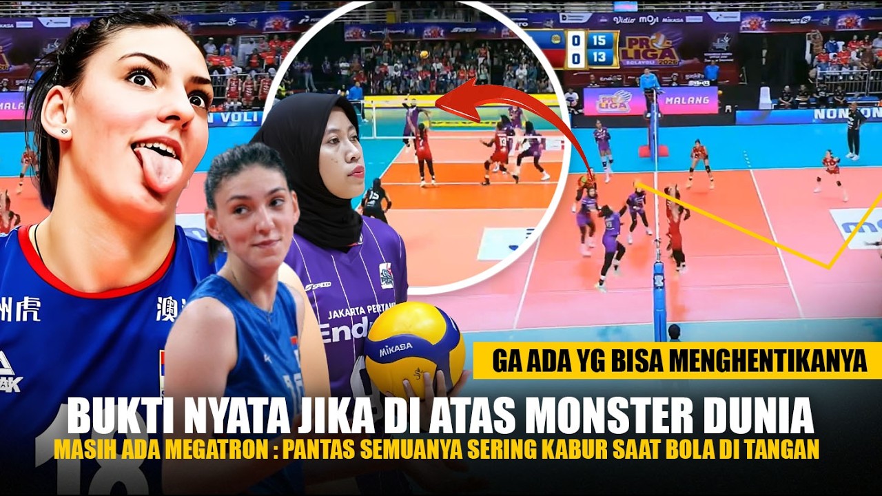 Ga Ngotak Powernya..!! Akurasi Tempo Mega Kalahkan Ketajaman Tijana Boskovic Pemain Asal Serbia