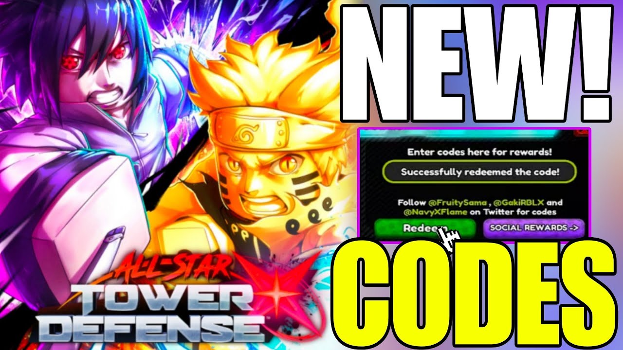 ⚠️ОБНОВЛЕНИЕ 8!⚠️ALL STAR TOWER DEFENSE X РАБОЧИЕ КОДЫ 2025 - ROBLOX ALL STAR TOWER DEFENSE X КОДЫ