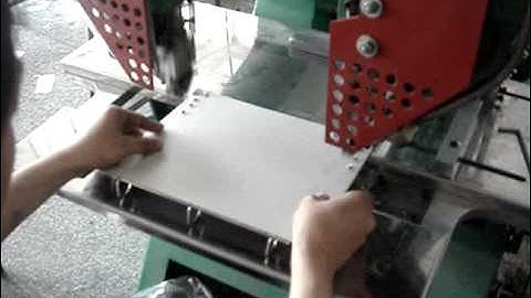 Twin Riveting Machine Working