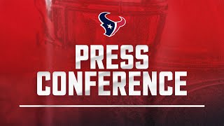 LIVE: Houston Texans Head Coach DeMeco Ryans and Special Teams Coordinator Frank Ross talk to media