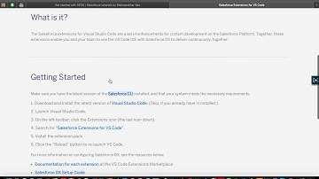 Salesforce CLI, VS Code and SFDX extensions