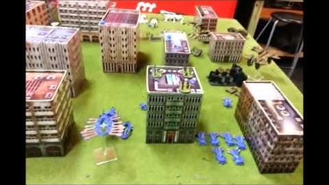 Dropzone Commander Battle Report #1 3-player Recon 1500 points