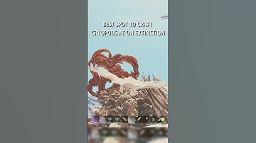 Best Spot for Crafting Cryopods on Extinction ASA