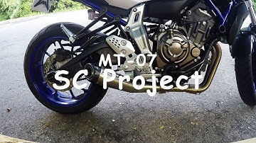 MT-07 Yamaha | SC Project full system exhaust with/without DB-Killer