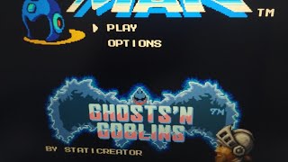 Mega man vs ghost goblins: Megaman fight of zombie and ghosts