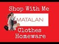 Shop With Me - Matalan - Clothing - Homeware