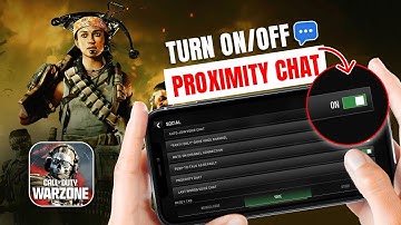 How to Turn ON or OFF Proximity Chat in Warzone Mobile on iPhone | Toggle On/Off Proximity Chat