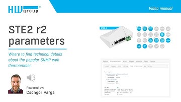 STE r2: Where to find technical details about this popular SNMP web thermometer? HV08