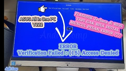 ERROR Verification Failed : (15) Access Denied how to fixed