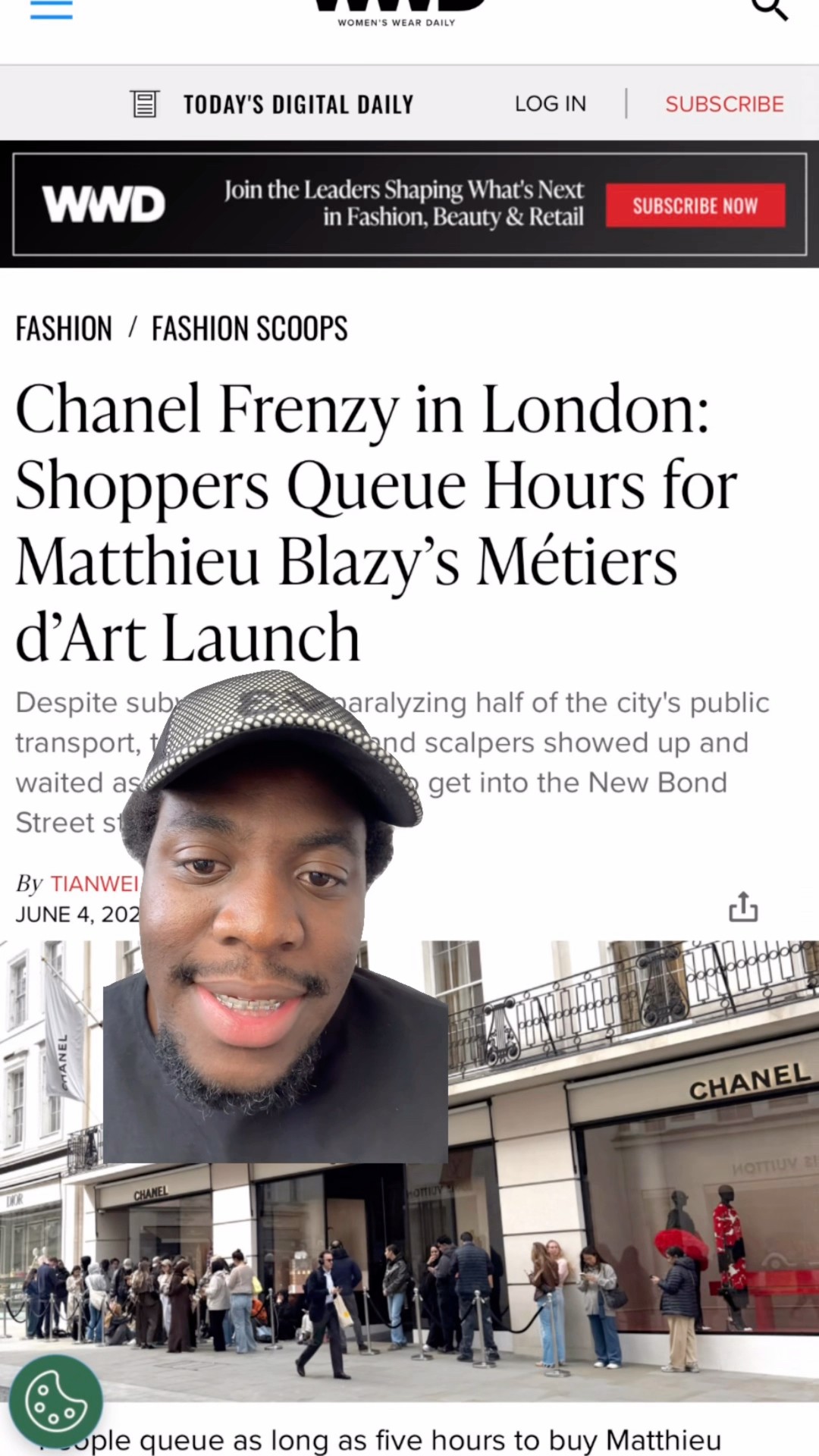 フェイスパウダー CHANEL LONDON MADNESS Pearly Banner Why People Lost Their Minds At Chanel's London Launch - YouTube
