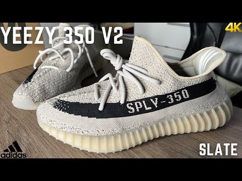 Adidas Yeezy 350 V2 slate On Feet Review 