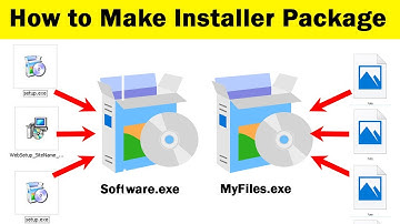 How to make an Installer package for any software or files