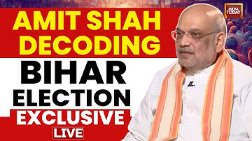 Amit Shah EXCLSUIVE Interview | Biggest Political Interview This Poll Season | Bihar Election 2025