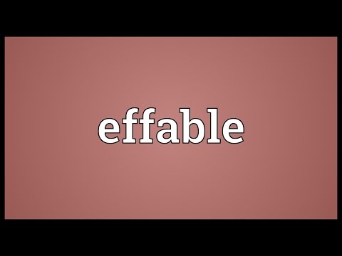 Header of effable