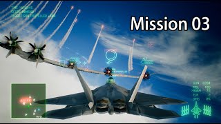 Ace Combat 7 Mission 03 Two-Pronged Strategy S-Rank Ace Difficulty