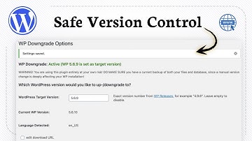 Een WordPress-versie downgraden (back-up herstellen)