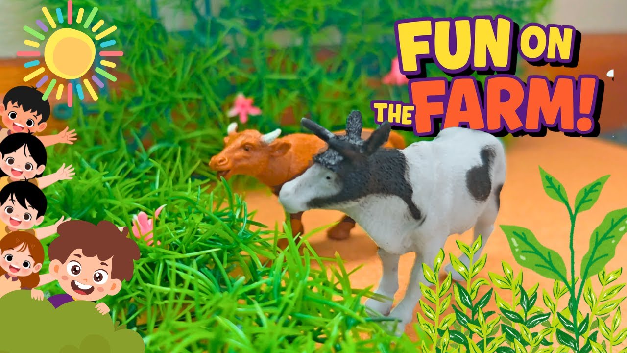 Playing with Farm Animals Toys | Kids Favorite Video