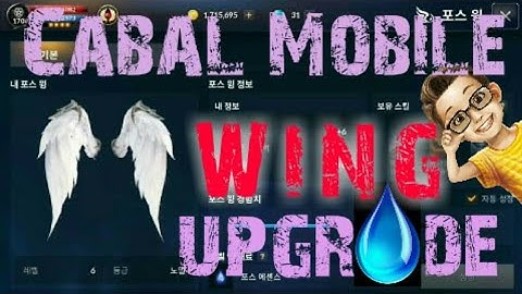 Cabal Mobile Wings Upgrade