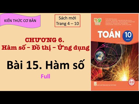 Video Bài 15. Hàm số (Full)| Toán 10| Kết nối tri thức... - youtube
