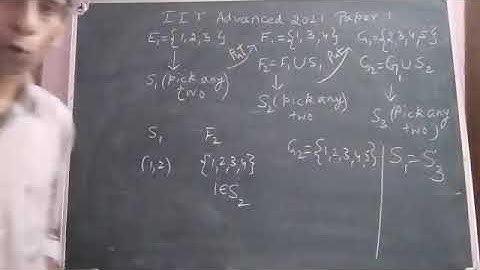 IIT JEE Advanced 2021 paper 1 question on probability